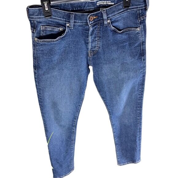 H&M slim low waist denim jeans button up fly size 32/32 - Picture 5 of 15